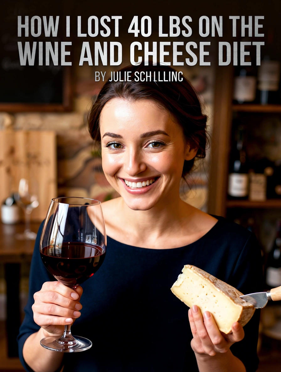 How I Lost 40 Lbs on The Wine and Cheese Diet — book cover